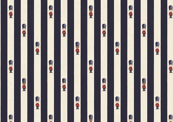 Kings Breakfast, Stripe Prince - Roller Blind - Image 6